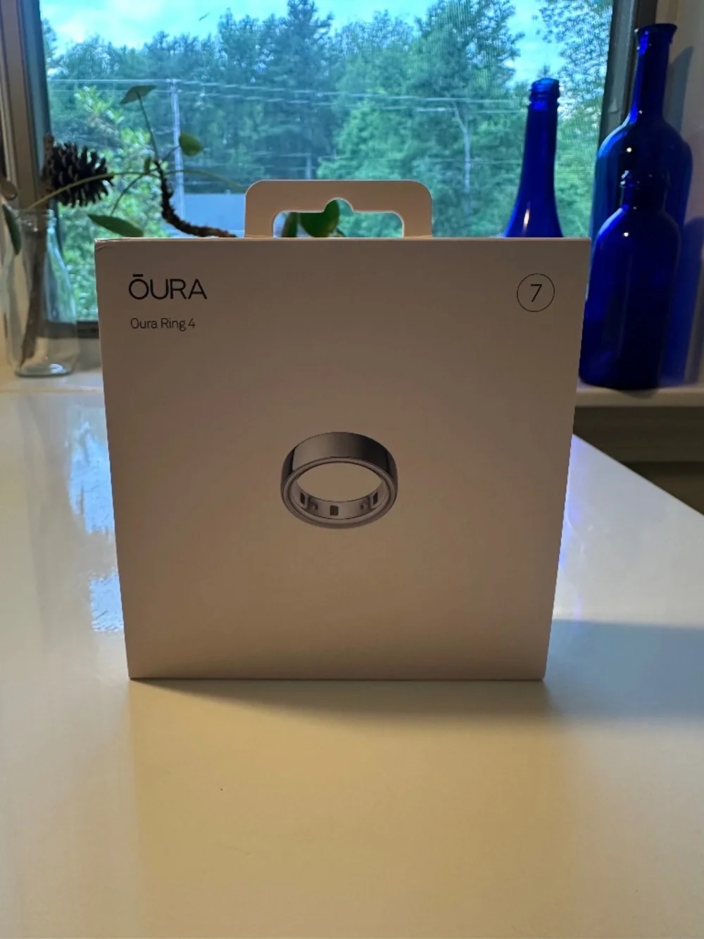 Brand New, Unopened Oura Ring 4, Silver, Size 7